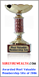 Most Valuable Membership Site--SureFireWealth.com
